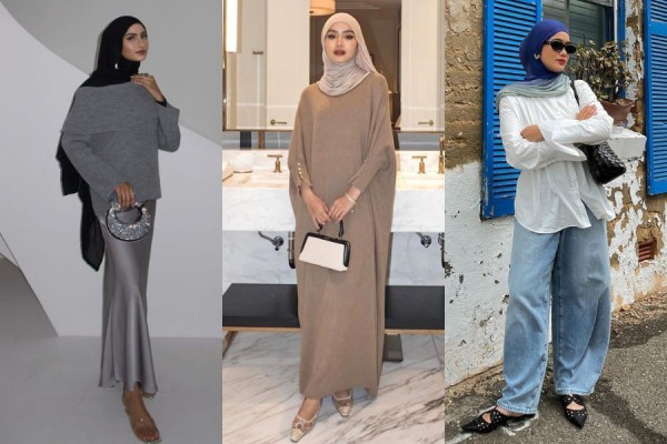 outfit hype cewek berhijab 2025