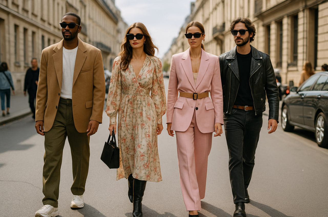street style inspirasi dari fashion week 2025 di jalanan kota mode
