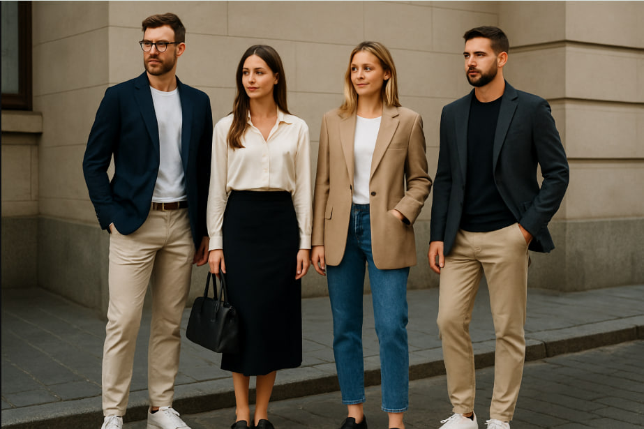 gaya smart casual 2025 pria dan wanita untuk kerja dan hangout